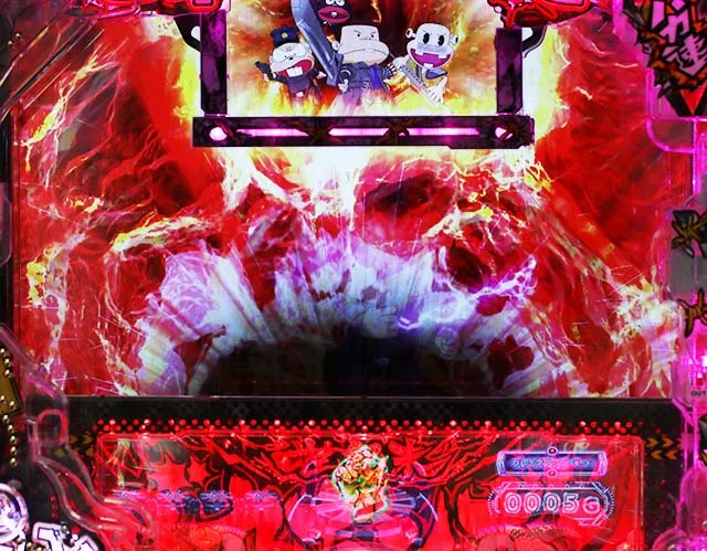 ぱちんこ・世紀末天才バカボン神SPEC凱旋・リーチ前予告