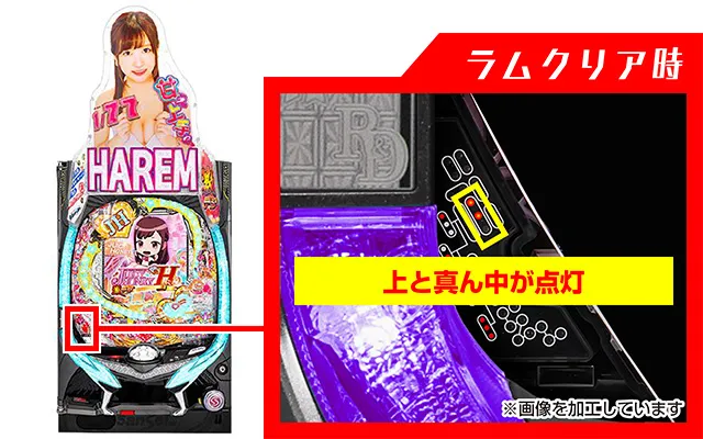 ぱちんこ・ジューシーハニーハーレム・ラムクリア