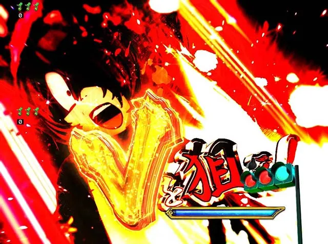 スマパチ・ゲゲゲの鬼太郎獅子奮迅・［ゲゲゲRUSH（ラウンド中演出）］指鉄砲モード