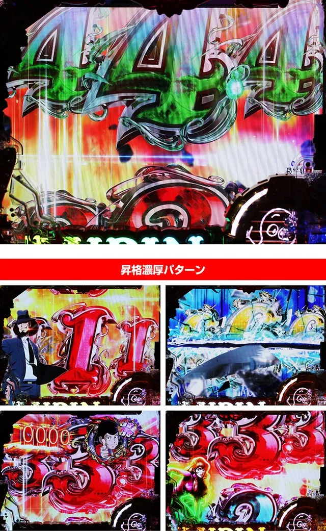 eルパン三世銭形からの招待状（スマパチ）・通常時・再抽選
