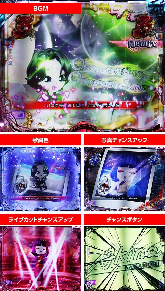 ぱちんこ・中森明菜・歌姫伝説?BLACK DIVA極?・熱唱歌SPリーチ