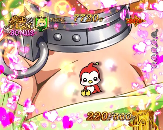 ぱちんこ・異世界魔王と召喚少女の奴隷魔術・［魔王PLAYモード］V-STOCK獲得濃厚共通演出