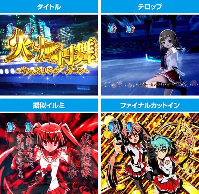 ぱちんこ・緋弾のアリア~緋緋神降臨~ラッキートリガーVer・リーチのポイント