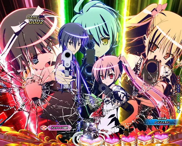 ぱちんこ・緋弾のアリア~緋緋神降臨~ラッキートリガーVer・出現率が低いレア演出