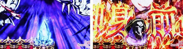 ぱちんこ・LT OVERLORD魔導王光臨（オーバーロード）・保留変化予告