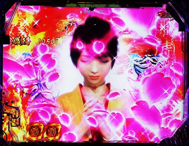 ぱちんこ・真座頭市物語・［竜騰虎闘モード］主要演出
