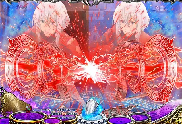 ぱちんこ・魔王学院の不適合者・リーチ後予告(その他)