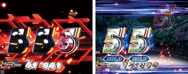 ぱちんこ・頭文字D2nd・［最速ダウンヒルRUSH］タイムアタックMODE