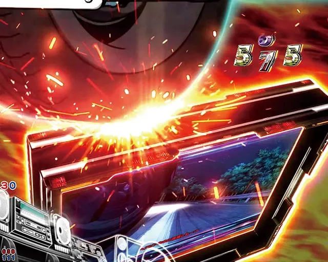 ぱちんこ・頭文字D2nd・［最速ダウンヒルRUSH］MODE共通