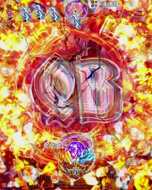 ぱちんこ・クイーンズブレイド4UNLIMITED・変動開始時予告