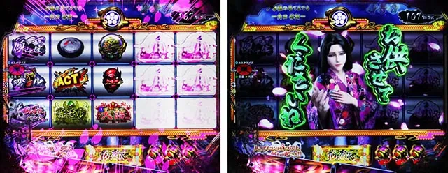 ぱちんこ・花の慶次傾奇一転・サブステージ専用予告(パネル)