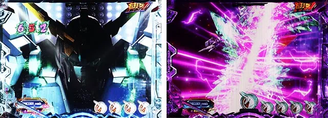 ぱちんこ・機動戦士ガンダムユニコーン再来-白き一角獣と黒き獅子-（ユニコーン2）・［覚醒HYPER］先読み予告