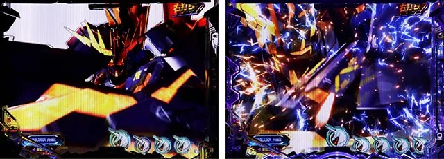 ぱちんこ・機動戦士ガンダムユニコーン再来-白き一角獣と黒き獅子-（ユニコーン2）・［覚醒HYPER］先読み予告