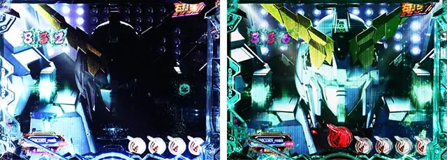 ぱちんこ・機動戦士ガンダムユニコーン再来-白き一角獣と黒き獅子-（ユニコーン2）・［覚醒HYPER］先読み予告