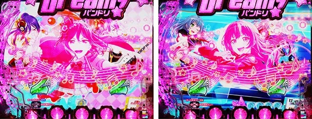 ぱちんこ・バンドリ！・リーチ後予告