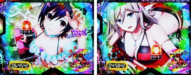 ぱちんこ・eゴッドイーターTRIPLEBURST・［神速進撃（W）BURST］バカンスRUSH