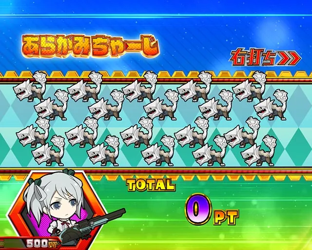ぱちんこ・eゴッドイーターTRIPLEBURST・通常時・大当りの種類