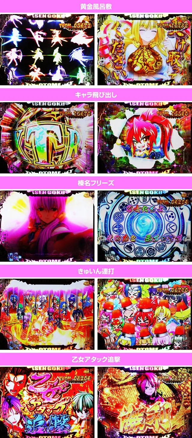 ぱちんこ・戦国乙女7終焉の関ヶ原・出玉上乗せ（STOCK）