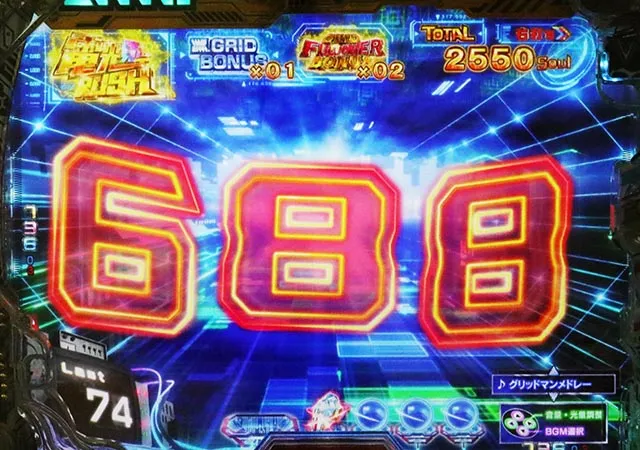 ぱちんこ・SSSSグリッドマン・［RUSH・1〜94回転］先読み予告