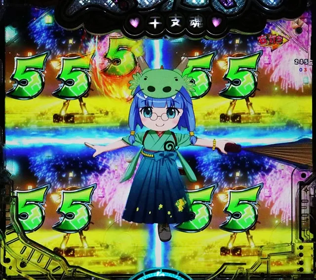 ぱちんこ・えとたま2・［（超）えとたまRUSH祭］キャラリーチ