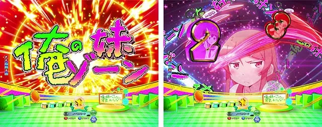 ぱちんこ・俺の妹がこんなに可愛いわけがない（俺妹）・ゾーン演出