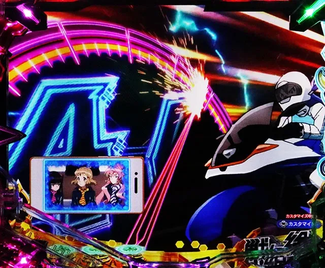 ぱちんこ・フィーバー戦姫絶唱シンフォギア4・リーチ前予告