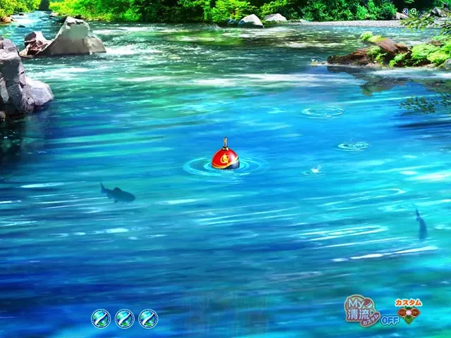 ぱちんこ・清流物語4・釣りパチモード中演出
