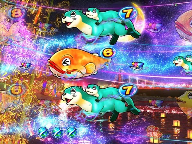 ぱちんこ・清流物語4・アクティブモード中リーチ