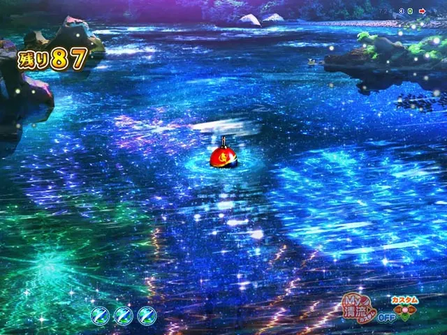 ぱちんこ・清流物語4・［清流チャンス］ヌシバトル以外のモード