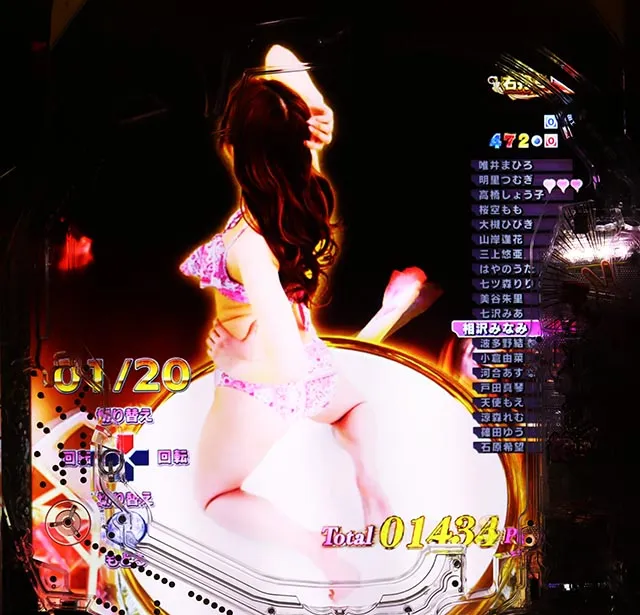 ぱちんこ・ジューシーハニー極嬢・女優&お楽しみ要素