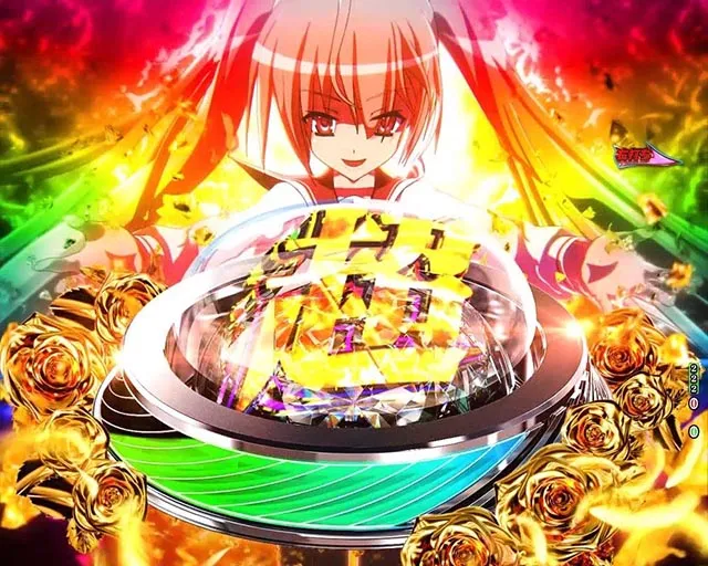 ぱちんこ・緋弾のアリア~緋緋神降臨~ラッキートリガーVer・右打ち中・大当りの種類