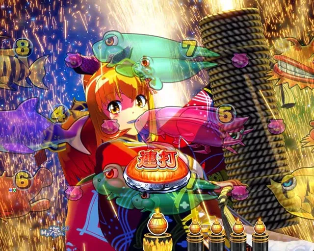ぱちんこ・海物語 極JAPAN・花火モード中リーチ