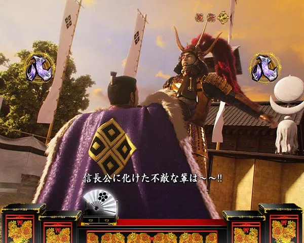 花の慶次漆黒通常時SPショートリーチ信頼度・陽水と成政（加賀モード）
