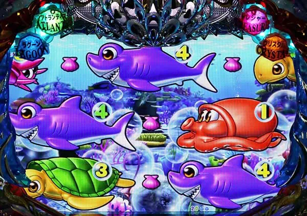 海物語4全ステージ共通予告・泡前兆予告