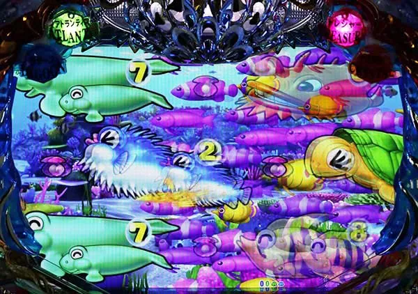 海物語4全ステージ共通予告・魚群予告