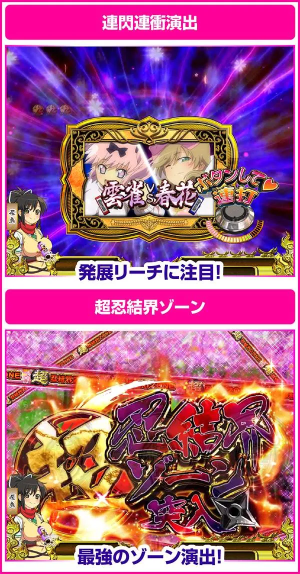 パチンコCR閃乱カグラ 229Ver.（パチンコ）スペック・保留・ボーダー