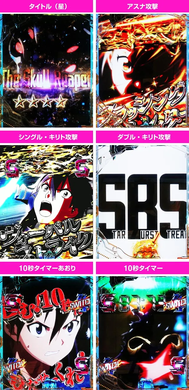 スマパチSAO閃光の軌跡の信頼度まとめ！保留変化・次回予告・全回転
