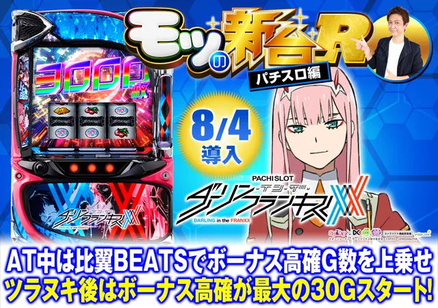スマスロ『ダリフラ』内部状態などの初打ちポイントや連れ出し・EX