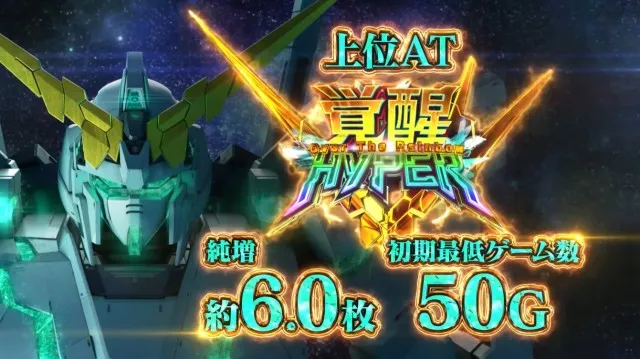4月の新台『Lパチスロ 機動戦士ガンダムユニコーン 覚醒DRIVE』第2弾