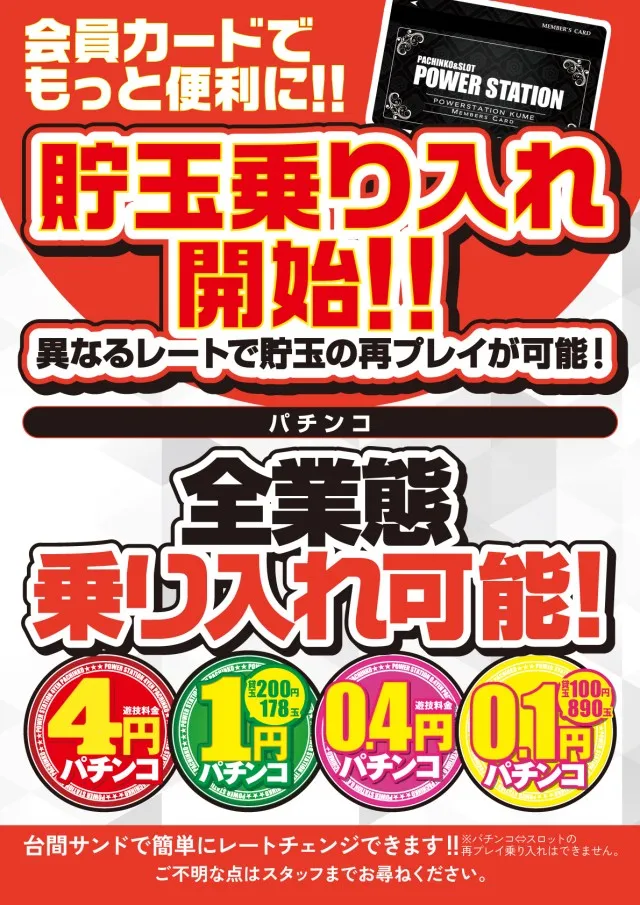 POWER　STATION久米店　の最新情報画像