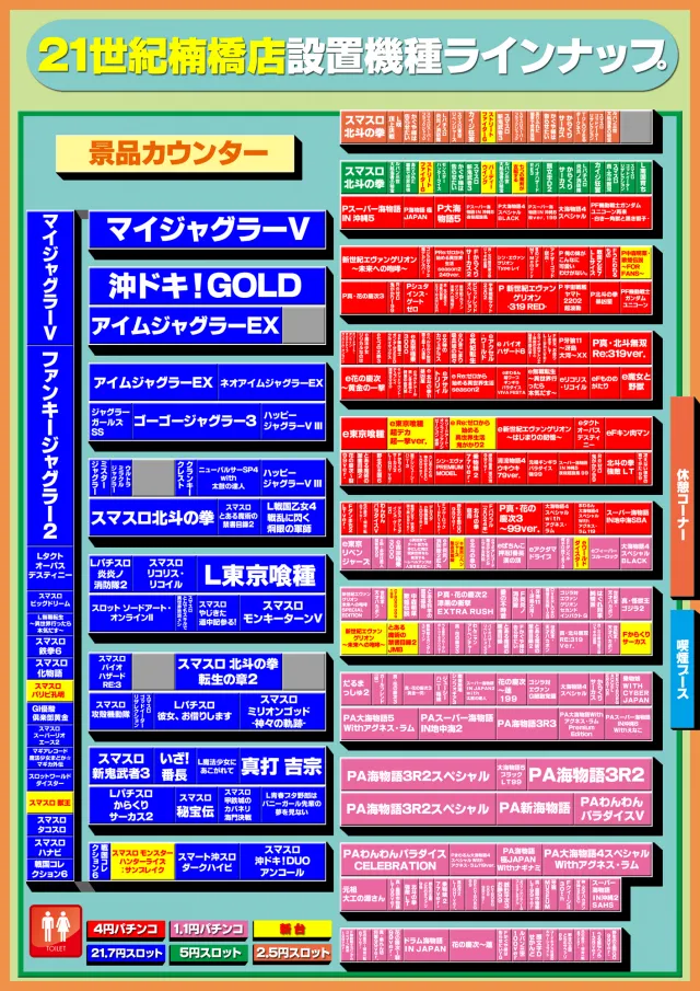 パーラー21世紀楠橋店の最新情報画像