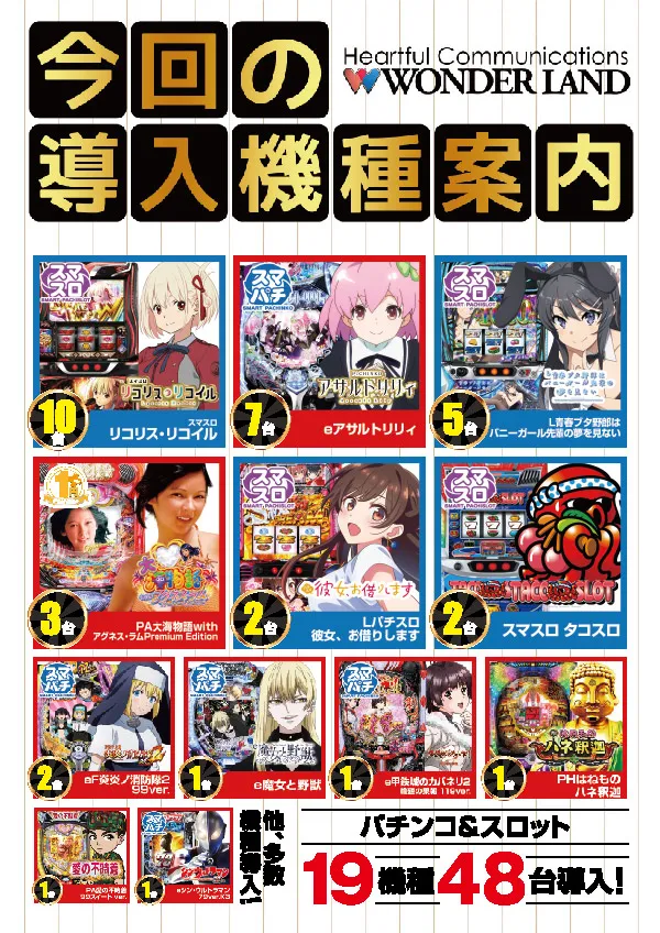 ワンダーランド三潴店の最新情報画像