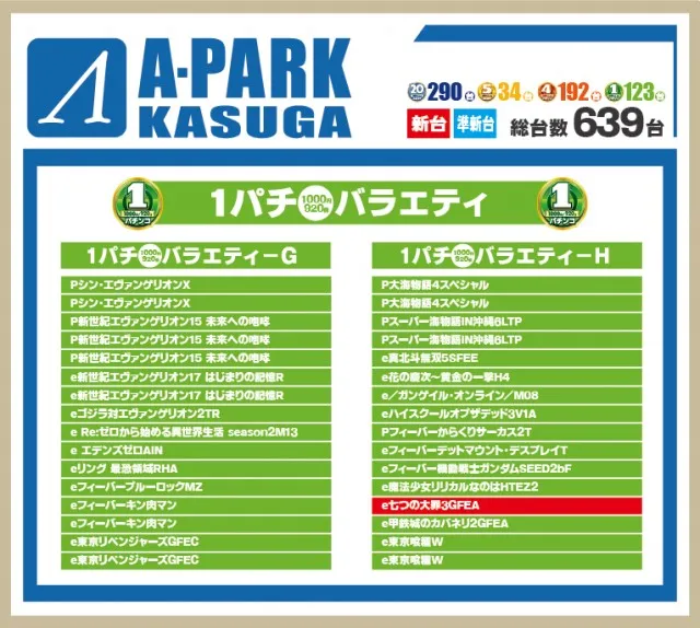Aパーク春日店の最新情報画像