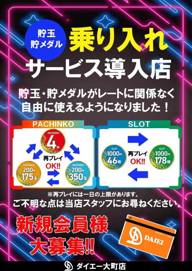 パーラーダイエー大町店の最新情報画像