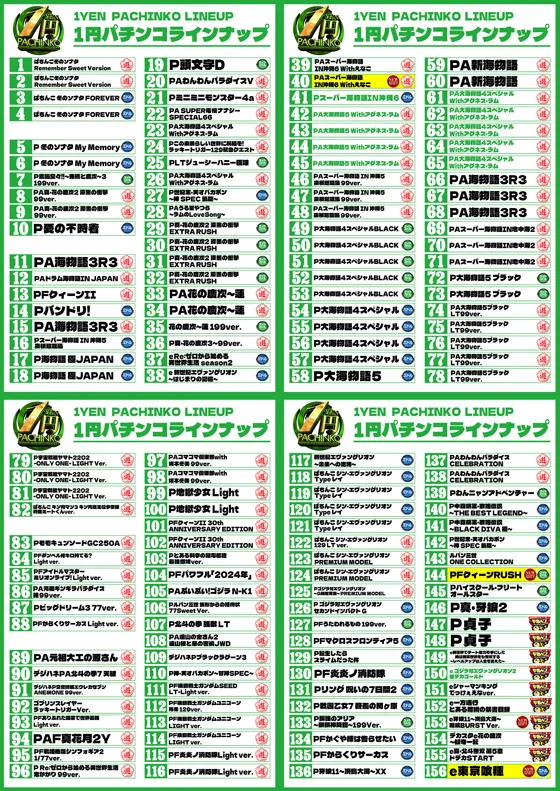 パラダイス三山木店の最新情報画像