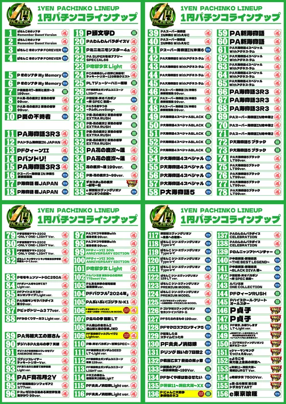 パラダイス三山木店の最新情報画像