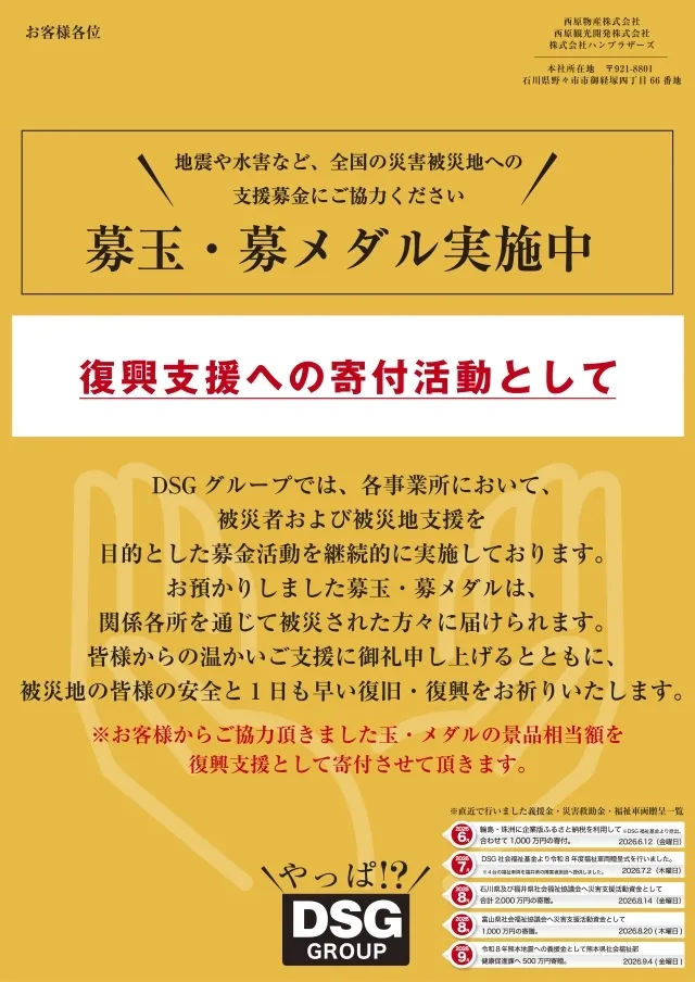 DSG ARENA七尾店の最新情報画像