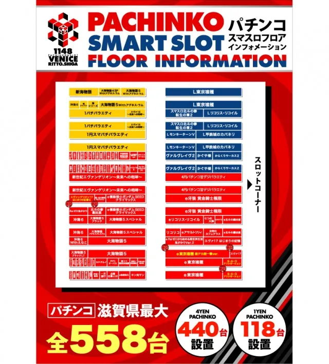 ベニス栗東店の最新情報画像