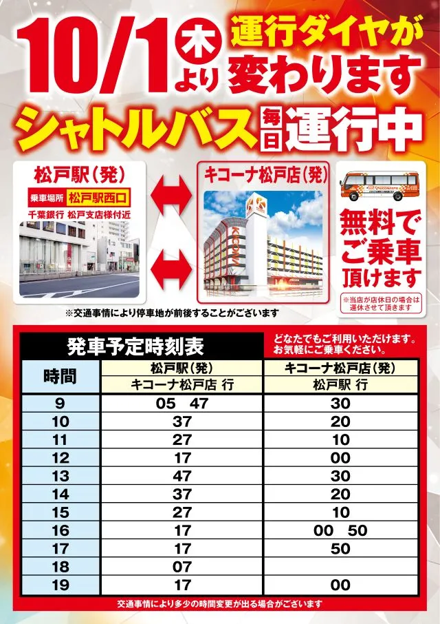 キコーナ松戸店の最新情報画像