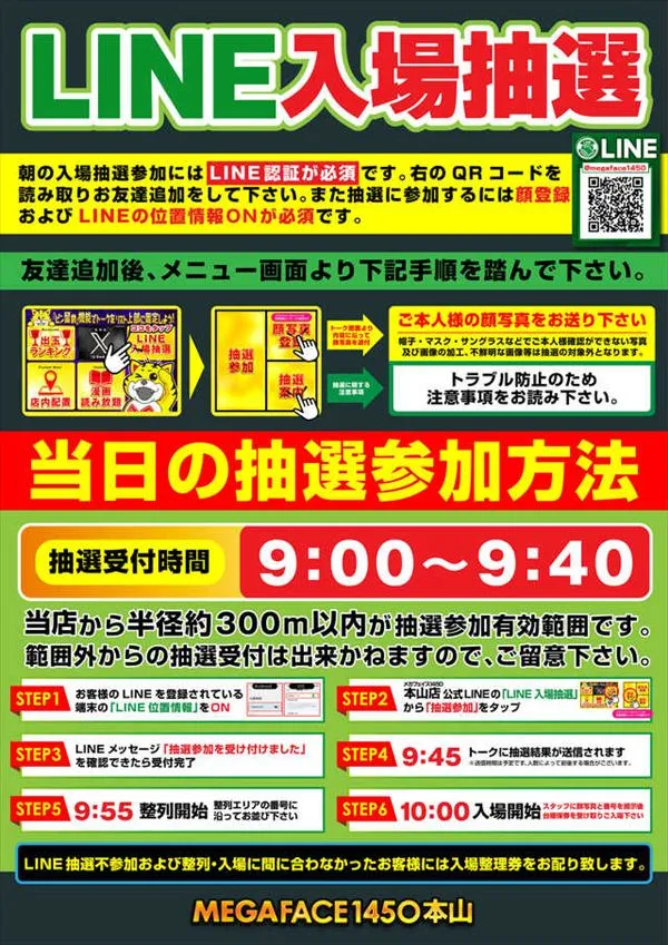 メガフェイス1450本山の最新情報画像